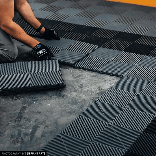 Complemento Esquina Para Pisos Baldosas Encastrables Para Garajes Autolavado Talleres Detailing Showroom