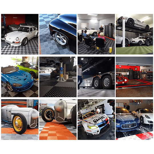 Complemento Esquina Para Pisos Baldosas Encastrables Para Garajes Autolavado Talleres Detailing Showroom