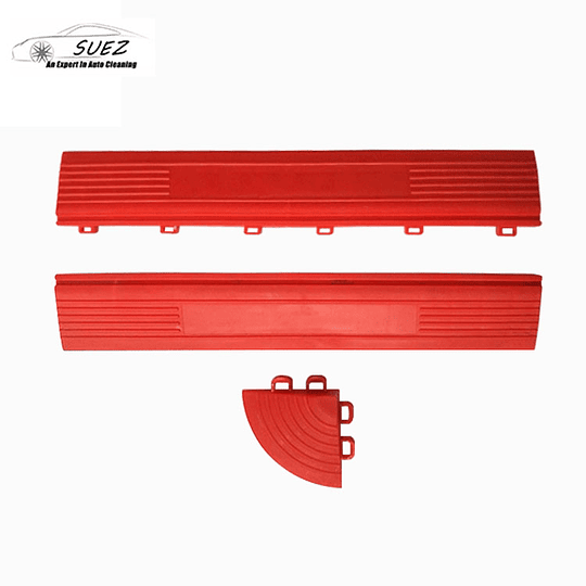 Complemento Esquina Para Pisos Baldosas Encastrables Para Garajes Autolavado Talleres Detailing Showroom