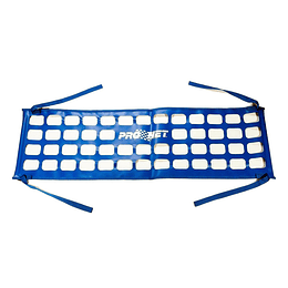 Malla Red Deportiva Trasera Para Portalón Marca Pronet Universal Camionetas Doble Cabina Pickup 4x4 - AZUL