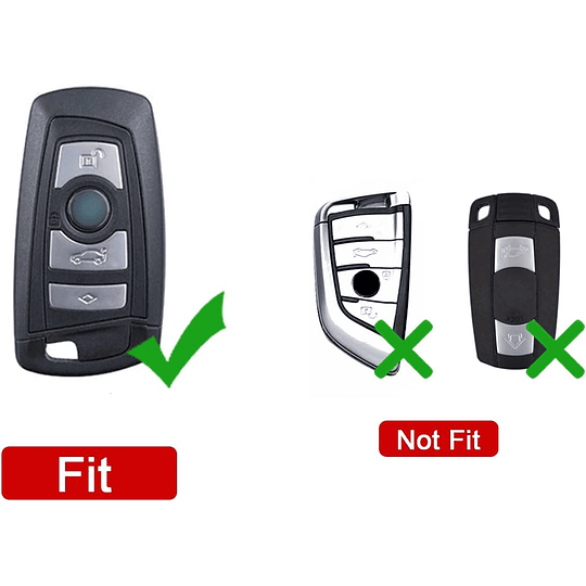 Funda Protector Tpu Calce Perfecto BMW 4 BOTONES Control Remoto Smart Key Llave Auto