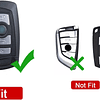 Funda Protector Tpu Calce Perfecto BMW 4 BOTONES Control Remoto Smart Key Llave Auto