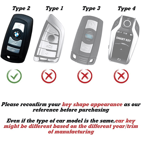 Funda Protector Tpu Calce Perfecto BMW 4 BOTONES Control Remoto Smart Key Llave Auto