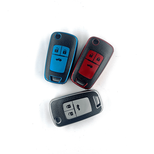 Funda Protector Tpu Calce Perfecto CHEVROLET 3 BOTONES Control Remoto Smart Key Llave Navaja Auto