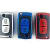 Funda Protector Tpu Calce Perfecto CITROEN/PEUGEOT 2 BOTONES Control Remoto Smart Key Llave Navaja Auto