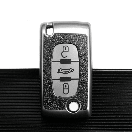 Funda Protector Tpu Calce Perfecto CITROEN/PEUGEOT 3 BOTONES Control Remoto Smart Key Llave Navaja Auto