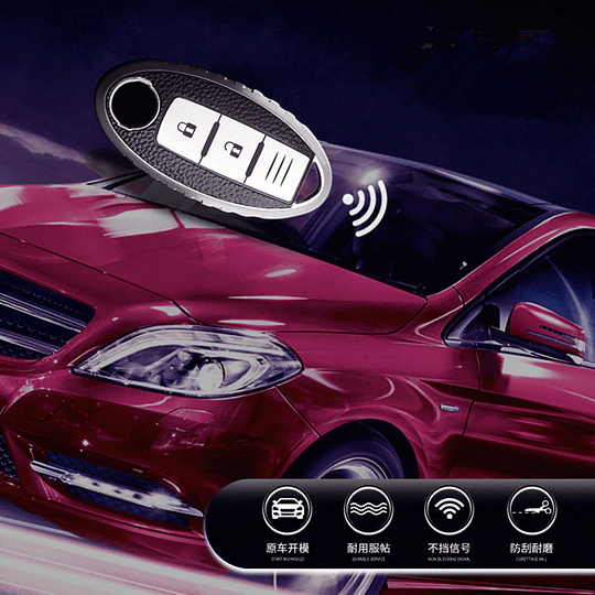 Funda Protector Tpu Calce Perfecto NISSAN 2 BOTONES Control Remoto Smart Key Llave Auto