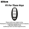 Funda Protector Tpu Calce Perfecto NISSAN 3 BOTONES Control Remoto Smart Key Llave Auto