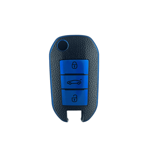 Funda Protector Tpu Calce Perfecto PEUGEOT 3 BOTONES Control Remoto Smart Key Llave Navaja Auto