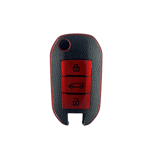 Funda Protector Tpu Calce Perfecto PEUGEOT 3 BOTONES Control Remoto Smart Key Llave Navaja Auto