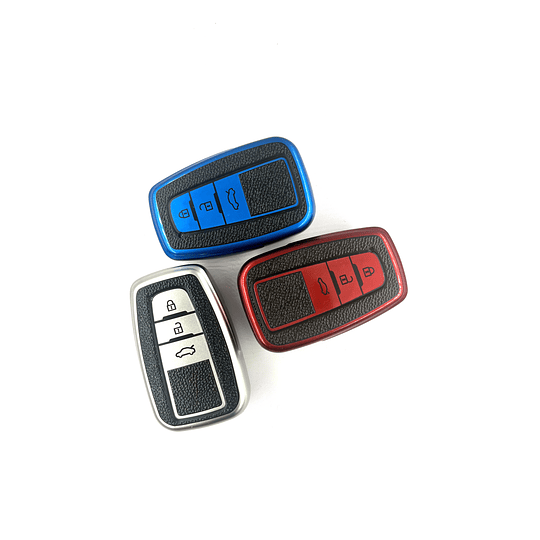 Funda Protector Tpu Calce Perfecto TOYOTA 3 BOTONES Control Remoto Smart Key Llave Auto