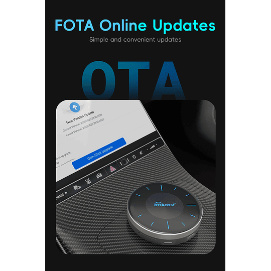 OTTOAIBOX P3 Upgrade Multimedia Todo En Uno Con Carplay Y Android Auto Inalámbrico YouTube Netflix Directv Hbo Disney+ Instagram TikTok 8+128Gb 8 Núcleos