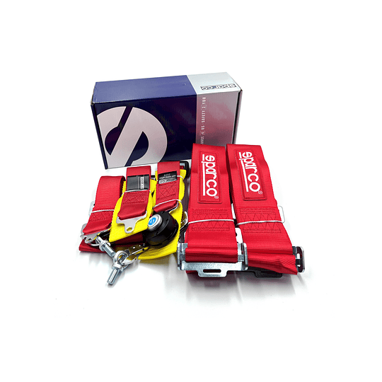 Cinturón Seguridad Deportivo 5 Puntos Para Auto Con Butaca de Carreras Competiciones Tuning Racing