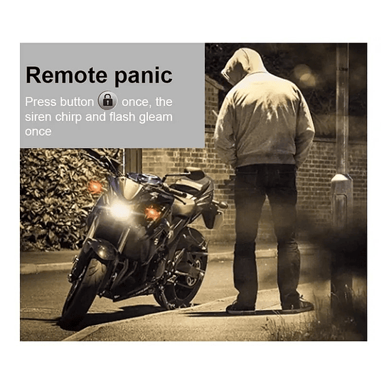 Kit Seguridad Alarma Moto SPY Encendido Apagado Remoto a Distancia Y Antiportonazo de Presencia
