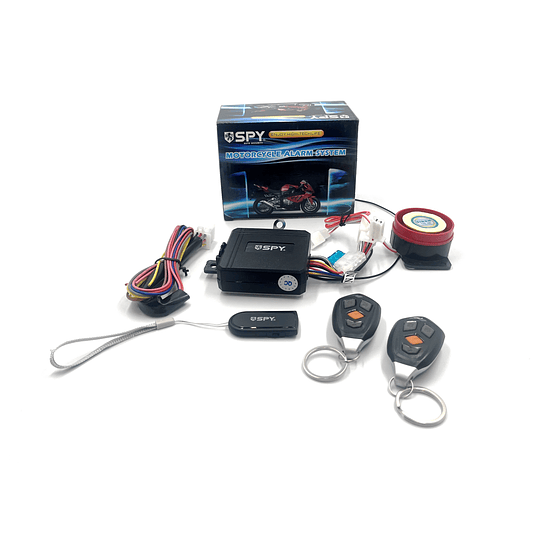 Kit Seguridad Alarma Moto SPY Encendido Apagado Remoto a Distancia Y Antiportonazo de Presencia