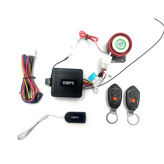 Kit Seguridad Alarma Moto SPY Encendido Apagado Remoto a Distancia Y Antiportonazo de Presencia