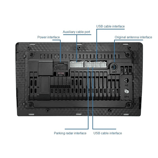Radio Android 9 Pulgadas 2+32gb Memoria CPU 4 Núcleos Carplay Android Auto Inalámbrico Ecualizador DSP Pantalla IPS