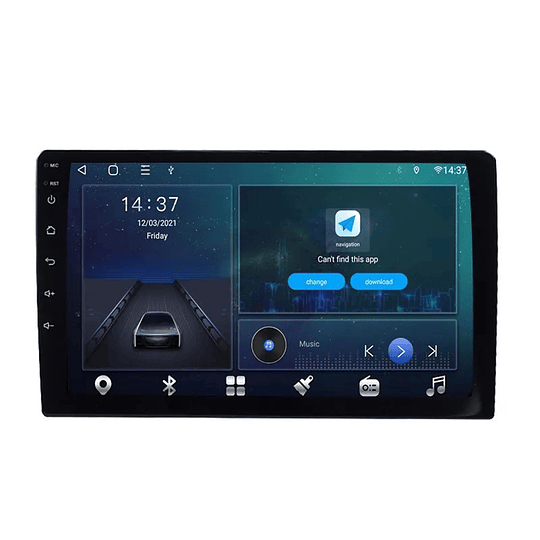 Pantalla Radio Android 9 Pulg. 2+32gb Memoria CPU de 8 Núcleos Carplay Android Auto Inalámbrico DSP IPS