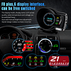 F8 Plus Medidor Pantalla Monitor Inteligente Velocímetro RPM Digital HUD (OBD2) Computador a Bordo de Viaje