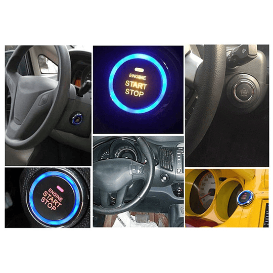 Kit Alarma Con Botón Start Stop, Función PKE, Encendido/Apagado Remoto a Distancia, App Bluetooth Y Antiportonazo de Presencia Incluido