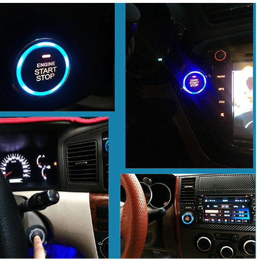 Kit Alarma Con Botón Start Stop, Función PKE, Encendido/Apagado Remoto a Distancia, App Bluetooth Y Antiportonazo de Presencia Incluido