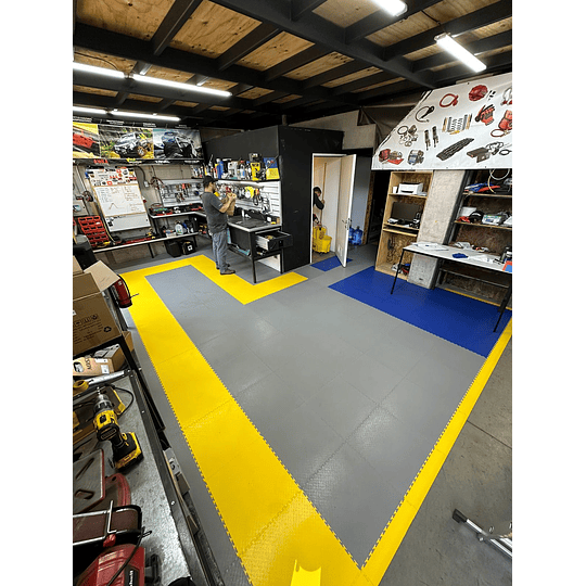 Pisos Baldosas Encastrables PVC Sólido 50x50cm Ideal para Bodegas Gimnasios Oficinas Colegios Tiendas Sala Cuna