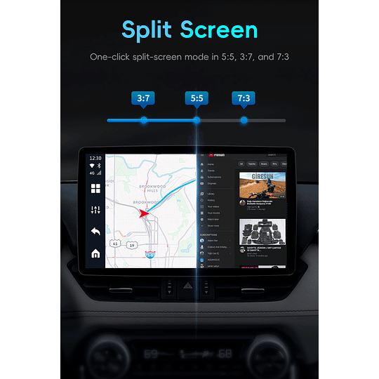 (Por Mayor) OTTOAIBOX P3 Upgrade Multimedia Carplay Y Android Auto Inalámbrico YouTube Netflix Directv Hbo Disney+ Instagram TikTok 8+128Gb 8 Núcleos