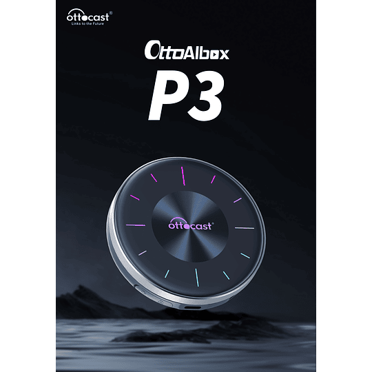 (Por Mayor) OTTOAIBOX P3 Upgrade Multimedia Carplay Y Android Auto Inalámbrico YouTube Netflix Directv Hbo Disney+ Instagram TikTok 8+128Gb 8 Núcleos