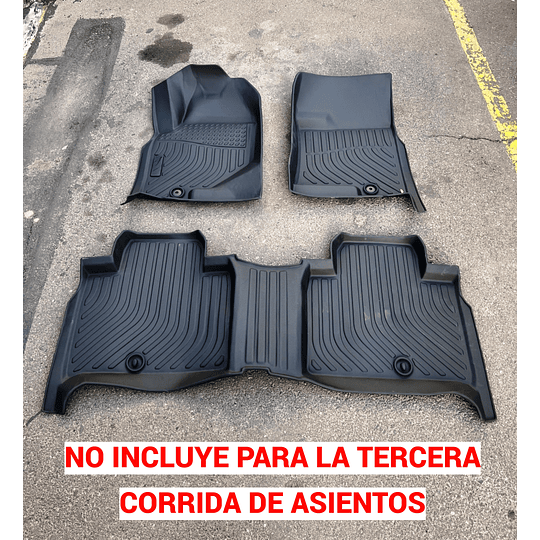 (Ssangyong Rexton 2018-2025+) Pisos Rígidos Calce Perfecto Tipo Bandeja Antiderrame