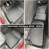 (Chevrolet Montana 2019-2025+) Pisos Rígidos Calce Perfecto Tipo Bandeja Antiderrame