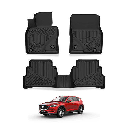 (Mazda CX5 2012-2025+) Pisos Rígidos Calce Perfecto Tipo Bandeja Antiderrame
