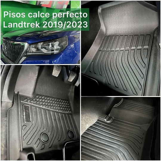 (Peugeot Landtrek 2022-2025+) Pisos Rígidos Calce Perfecto Tipo Bandeja Antiderrame