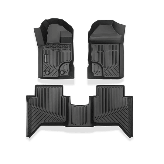 (Ford Ranger/Raptor 2013-2023) Pisos Rígidos Calce Perfecto Tipo Bandeja Antiderrame
