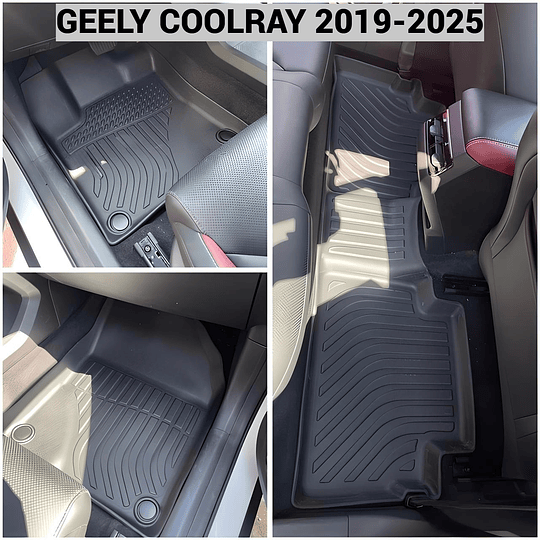(Geely Coolray 2019-2025+) Pisos Rígidos Calce Perfecto Tipo Bandeja Antiderrame