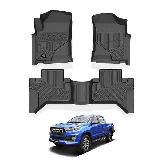 (Foton G7 2022-2025+) Pisos Rígidos Calce Perfecto Tipo Bandeja Antiderrame