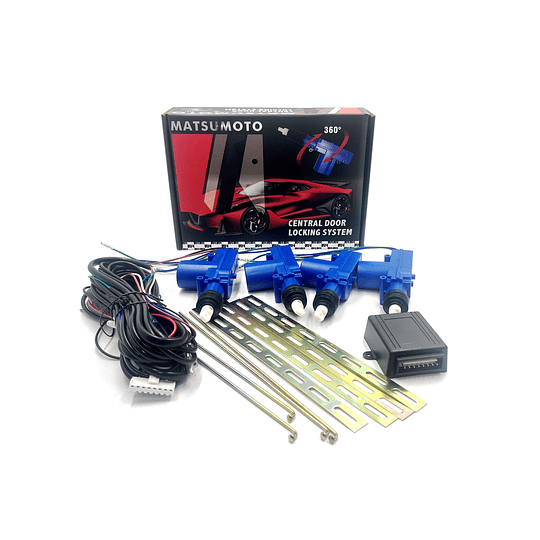 Kit X4 Motores Cierre Centralizado 12V (Modelo Básico) Universal Para Auto 4 Puertas