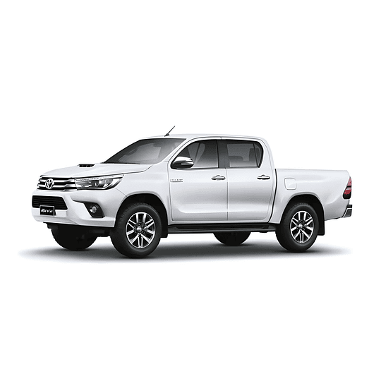 (Toyota Hilux Revo del 2016 al 2025+) Pisos Rígidos Calce Perfecto Tipo Bandeja Antiderrame