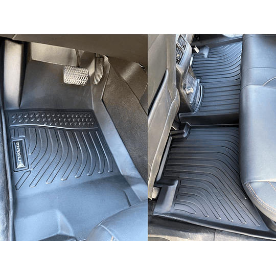 (Maxus T60/T90 del 2019 al 2025+) Pisos Rígidos Calce Perfecto Tipo Bandeja Antiderrame