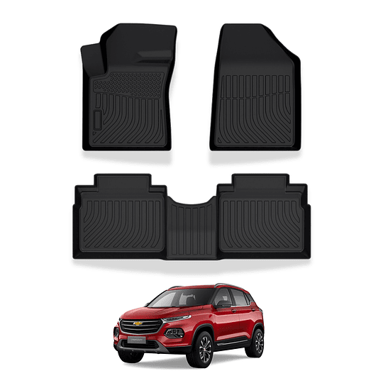 (Chevrolet Groove 2020-2025+) Pisos Rígidos Calce Perfecto Tipo Bandeja Antiderrame