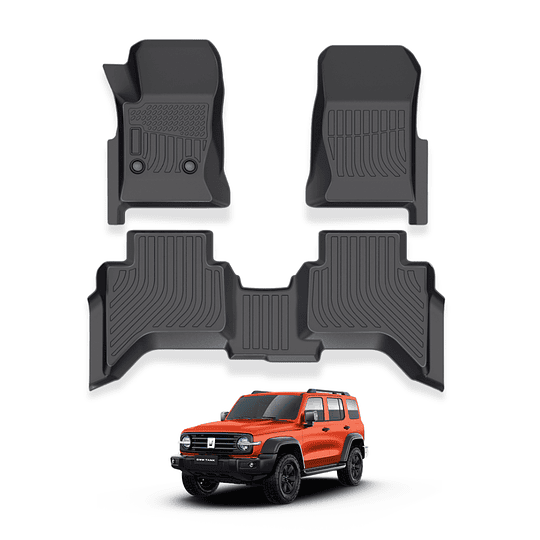 (Great Wall Tank 300 2023+) Pisos Rígidos Calce Perfecto Tipo Bandeja Antiderrame 