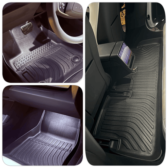 (Tesla Model 3 del 2024+) Pisos Rígidos Calce Perfecto Tipo Bandeja Antiderrame