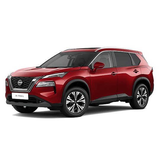 (Nissan X-Trail 2023+) Pisos Rígidos Calce Perfecto Tipo Bandeja Antiderrame (1era+2da+3era Fila de Asientos)