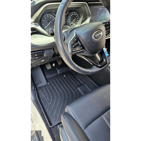 (GAC GS4 Power 2021-2025+) Pisos Rígidos Calce Perfecto Tipo Bandeja Antiderrame