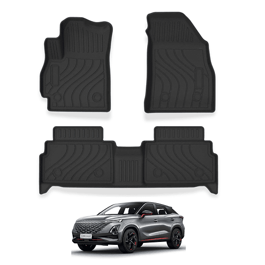 (Omoda C5/E5 2024+) Pisos Rígidos Calce Perfecto Tipo Bandeja Antiderrame