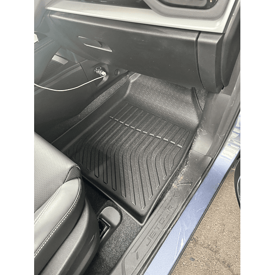 (Jetour X70/X70 Plus 2021+) Pisos Rígidos Calce Perfecto Tipo Bandeja Antiderrame (1era+2da+3era Fila de Asientos)