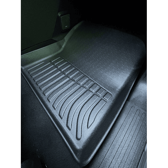 (Peugeot Rifter - Citroen Berlingo Multispace 19-25+) Pisos Rígidos Calce Perfecto Tipo Bandeja Antiderrame (1era+2da+3era Fila de Asientos