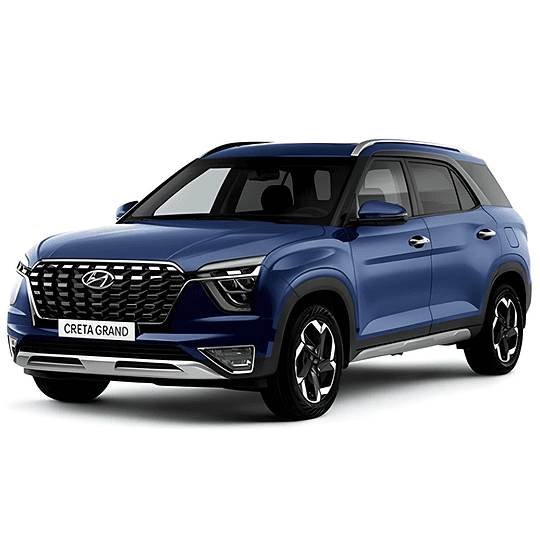 (Hyundai Creta / Creta Grand 2022-2025+) Pisos Rígidos Calce Perfecto Tipo Bandeja Antiderrame (1era+2da+3era Fila de Asientos)