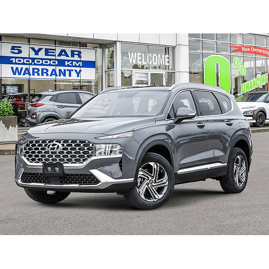 (Hyundai Santa Fe del 2018 al 2023) Pisos Rígidos Calce Perfecto Tipo Bandeja Antiderrame (1era+2da+3era Fila de Asientos)