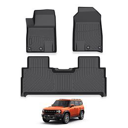 (Jetour T2 2024+) Pisos Rígidos Calce Perfecto Tipo Bandeja Antiderrame