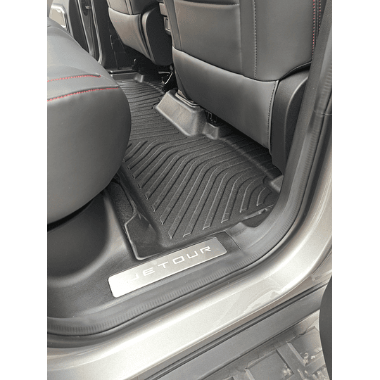 (Jetour T2 2024+) Pisos Rígidos Calce Perfecto Tipo Bandeja Antiderrame